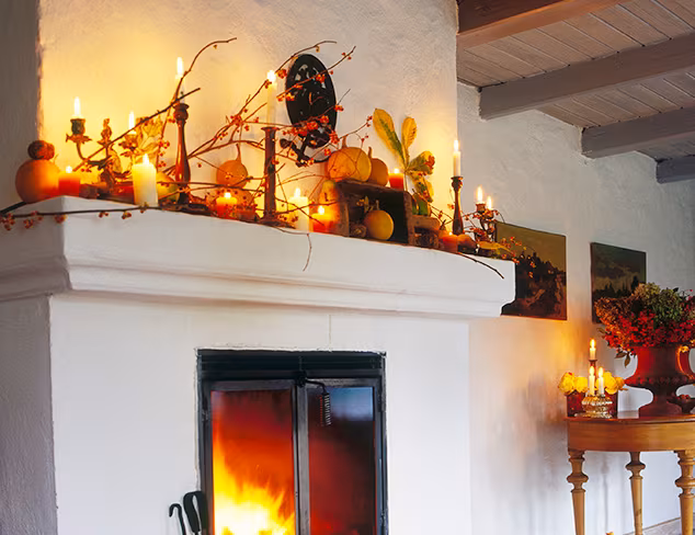 Make Over Your Mantel Autumnal Décor at MYHABIT