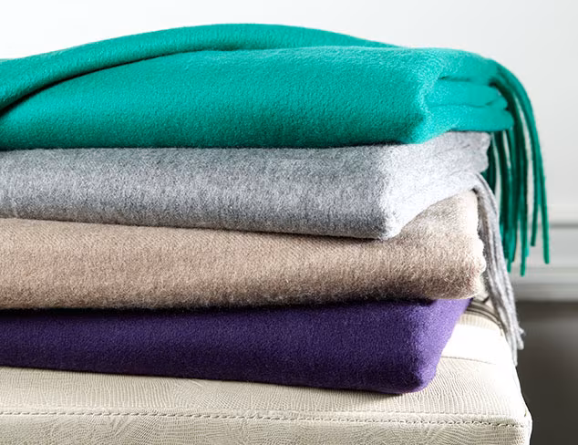 Cashmere Throws by PÜR Cashmere at MYHABIT