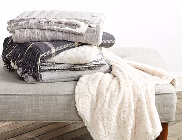Tourance Faux Fur Throws at MYHABIT
