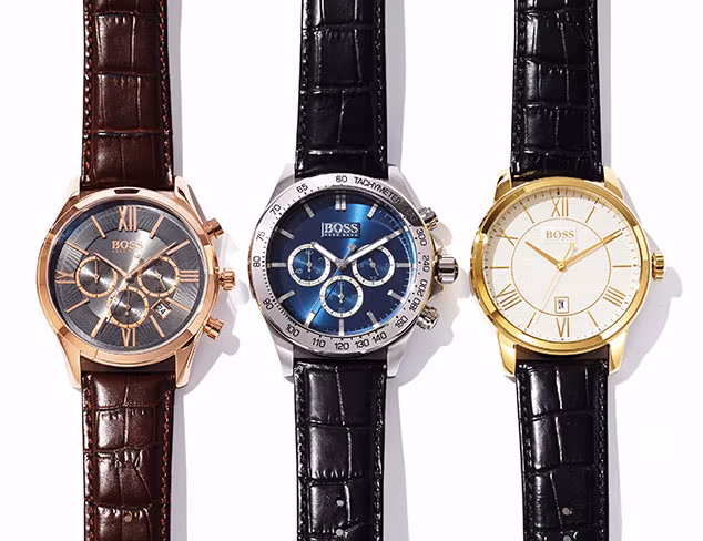 Watches feat. Hugo Boss at MYHABIT