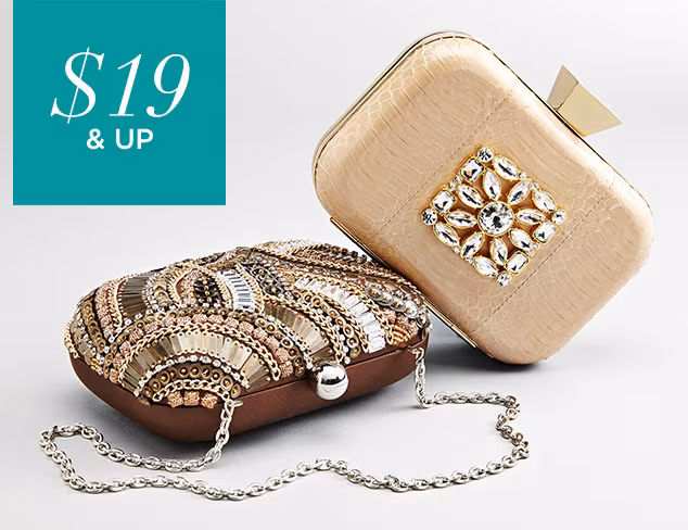 $19 & Up Special Occasion Clutches & Bags at MYHABIT