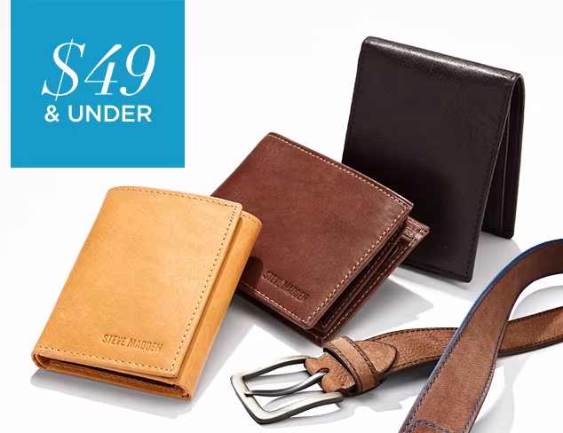 $49 & Under Belts & Wallets at MYHABIT