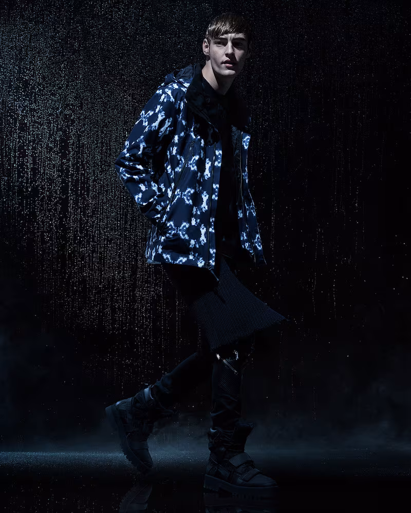The North Face Shibori-Print Hooded Parka