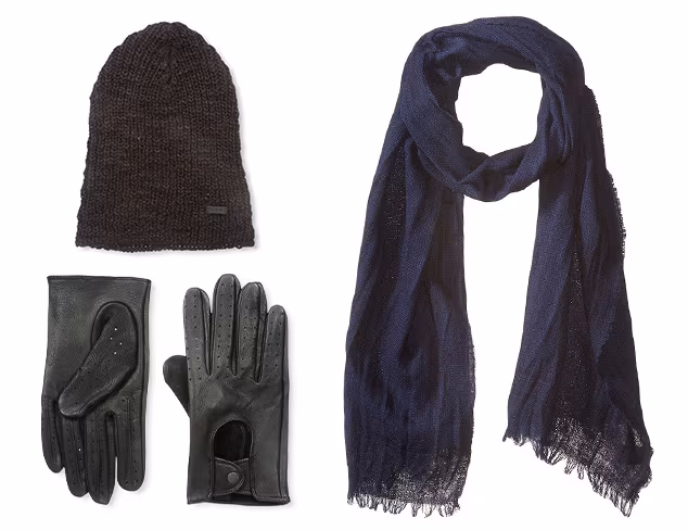 Gloves & Scarves feat. John Varvatos Star U.S.A. at MYHABIT