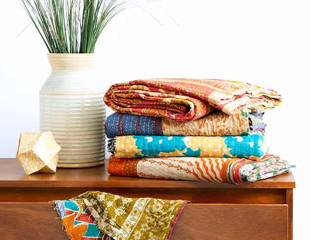 Kanthas from Karma Living & Bambeco at MYHABIT