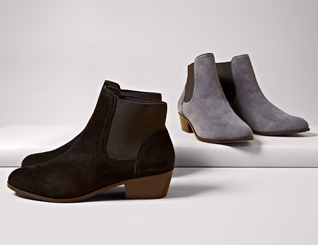 The Season of Suede Pumps, Boots & More at MYHABIT