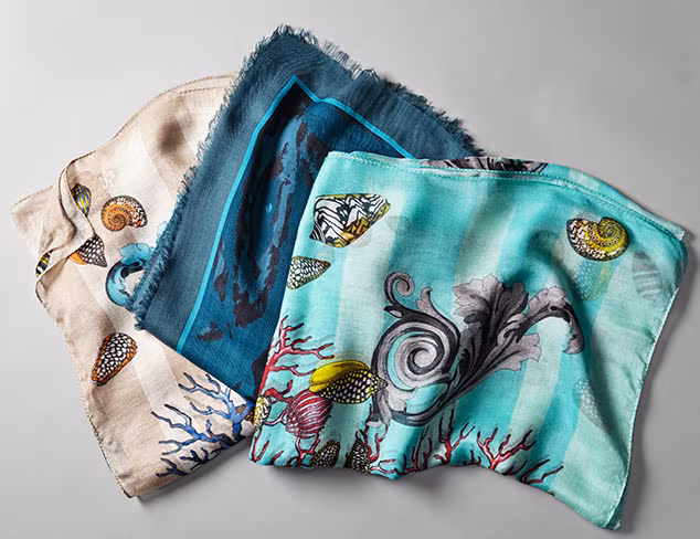 Versace & Roberto Cavalli Scarves at MYHABIT
