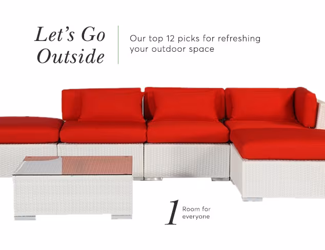 #1 Outdoor Sectional Seating at MYHABIT