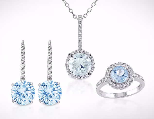 Aquamarine March Birthstone Jewelry at MYHABIT
