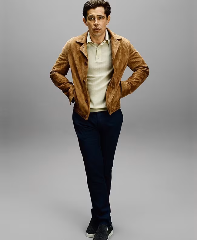 Bottega Veneta Point-collar Suede Jacket