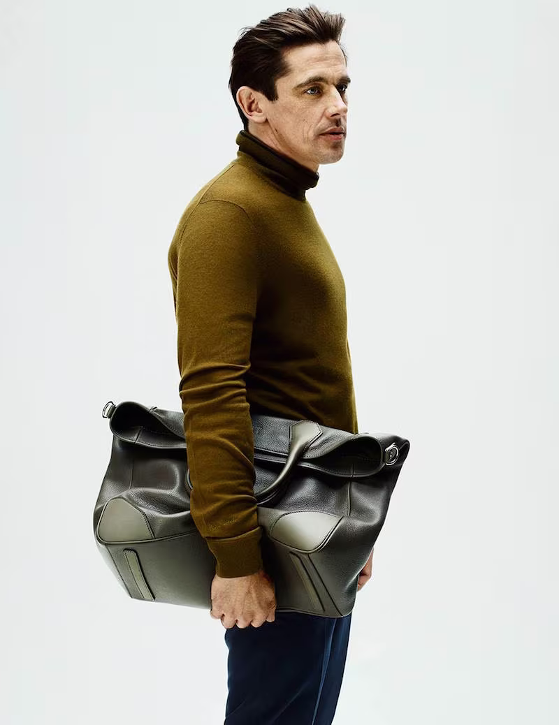 Dunhill Pebbled-leather Tote