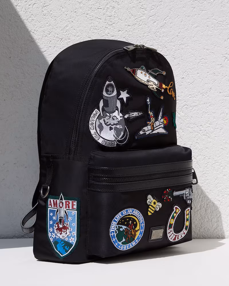 Dolce & Gabbana Patch-appliqué Nylon Backpack