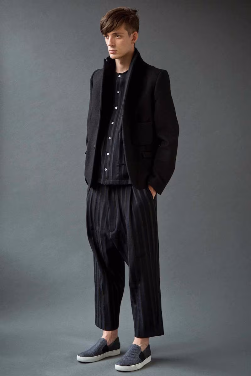 Mohsin Our Striped Dropped Crotch Pants