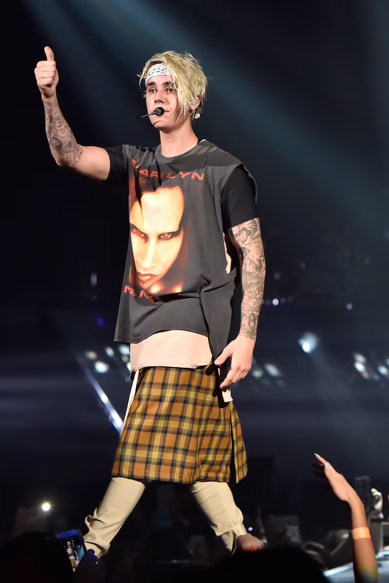 Purpose Tour XO Barneys New York Bigger Than Satan Bieber Cotton Sleeveless T-Shirt
