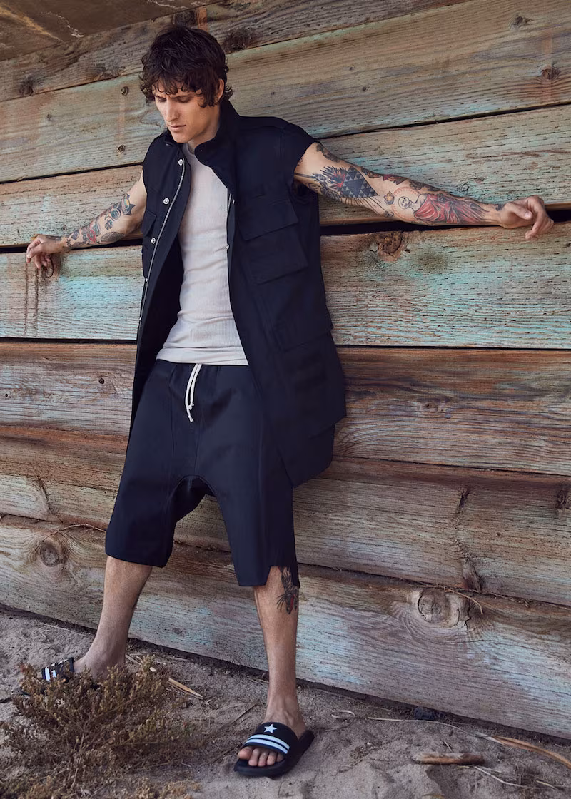 Rick Owens Ribbed Parka Jacket