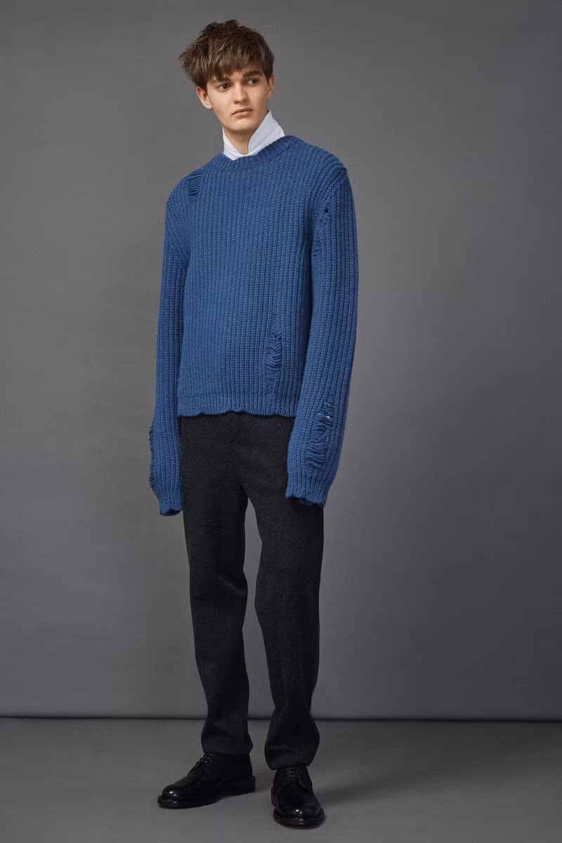 J.W. Anderson Thick Laddered Knit Sweater