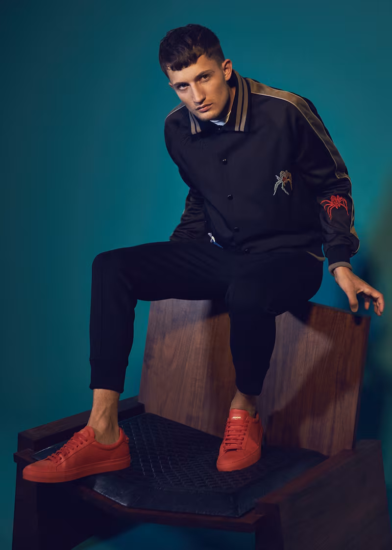Neil Barrett Pintuck Skinny Track Pants