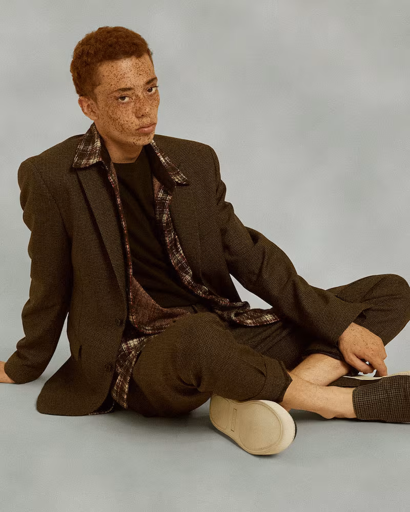 Acne Studios Stanley Checked Blazer Jacket