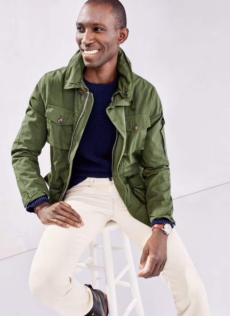 J.Crew 484 Selvedge Jean In Wheat