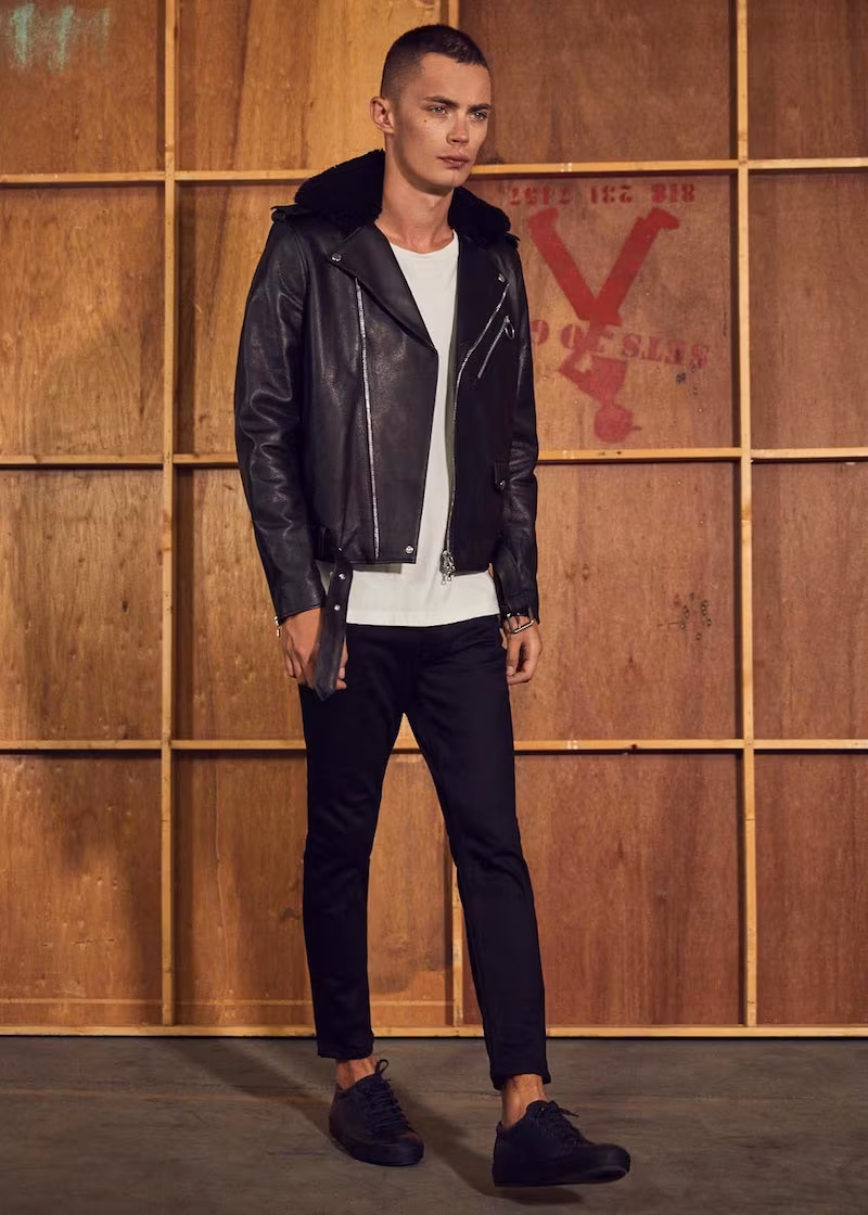 Acne Studios Araki Leather Jacket