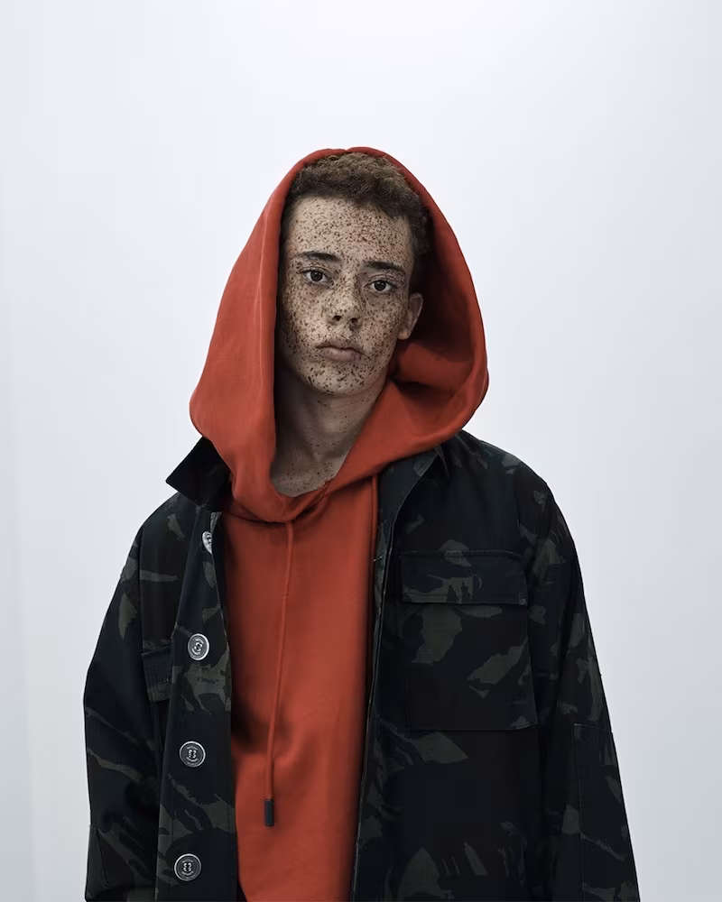 Off-White Logo and Camouflage-Print Cotton Field Jacket