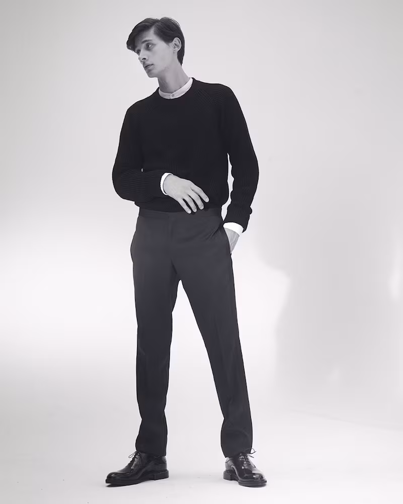 Lemaire Crew-Neck Wool Sweater
