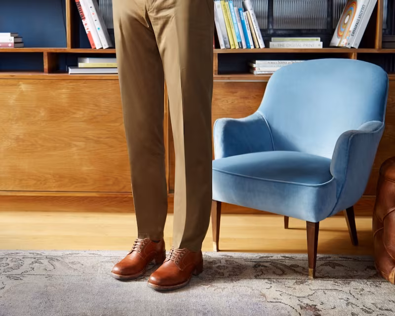 Maison Margiela Tarnished Lace-Up Leather Derby Shoes