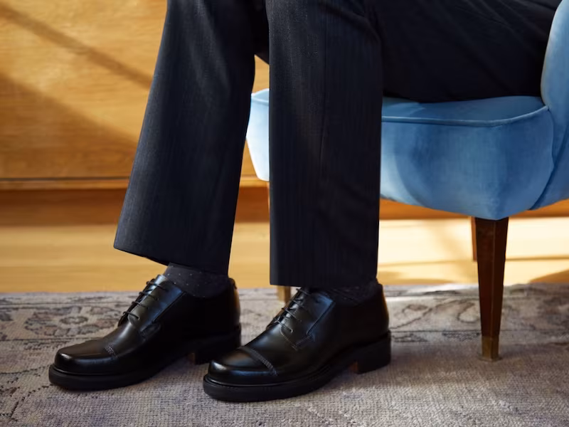 Marni Lace-Up Leather Derby Shoes