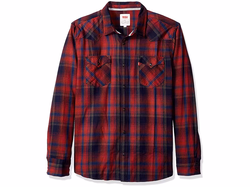 Levi's Albemarle Long Sleeve Flannel Woven