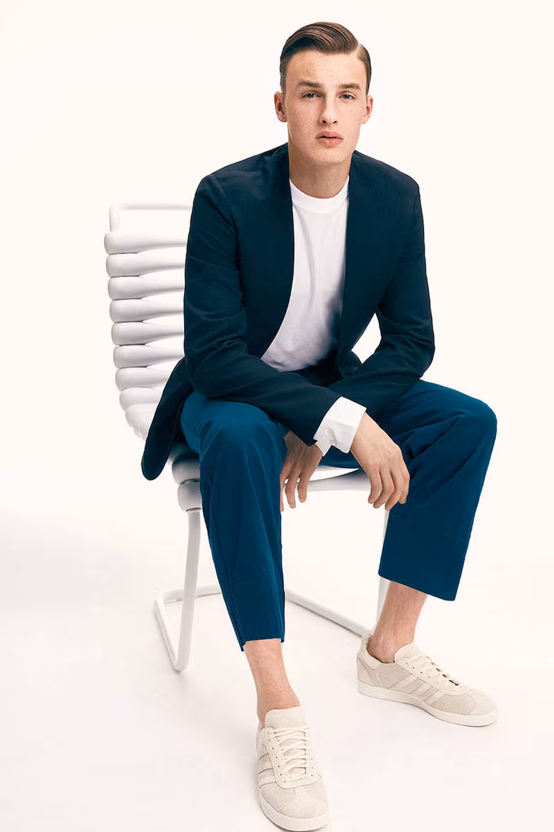 Maison Margiela Jersey Effect Wool Cardigan Style Jacket