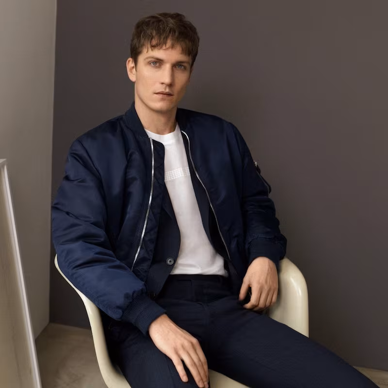 J.W.Anderson Satin Bomber Jacket