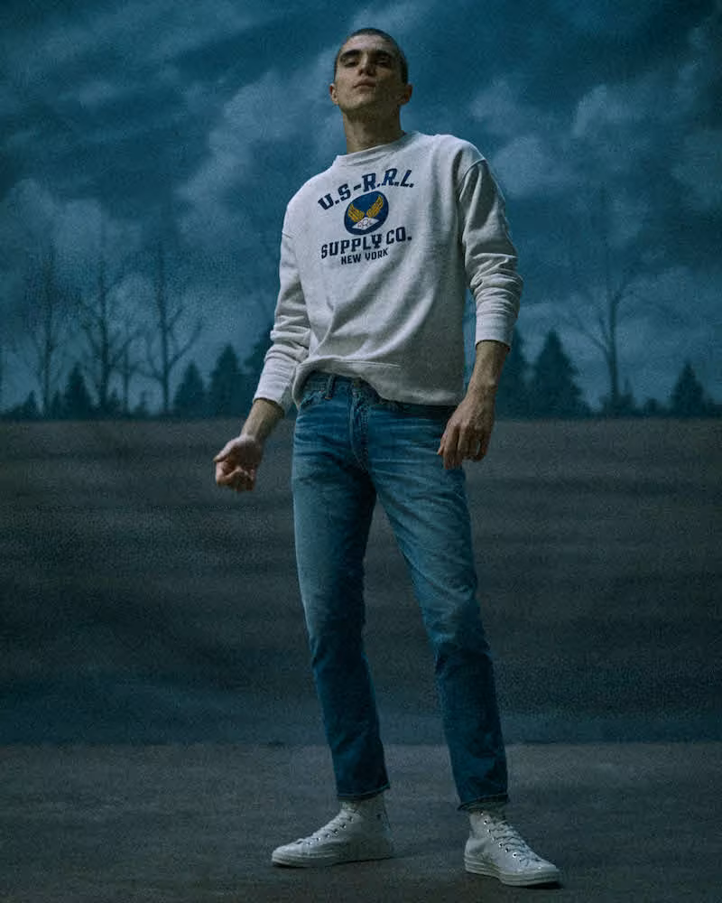 RRL Logo Fleece Sweatshirt