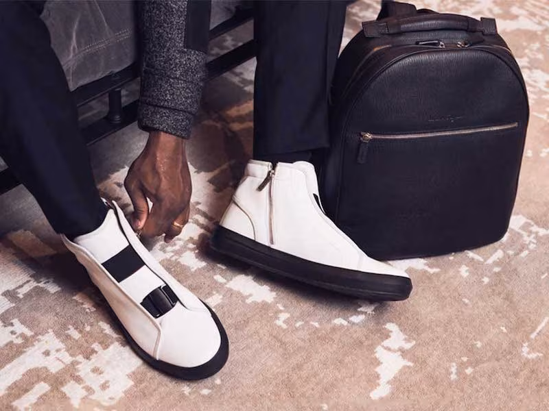 Salvatore Ferragamo Revival Leather Backpack