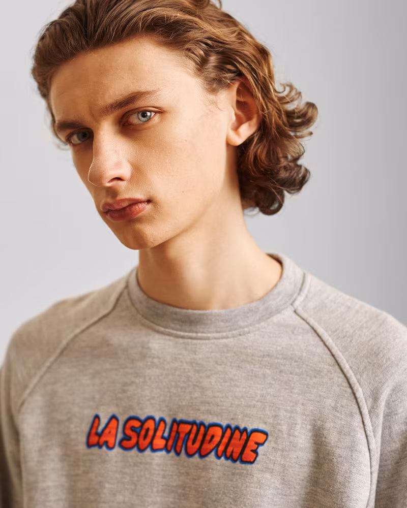 Sunnei La Solitudine Crew Neck Sweater
