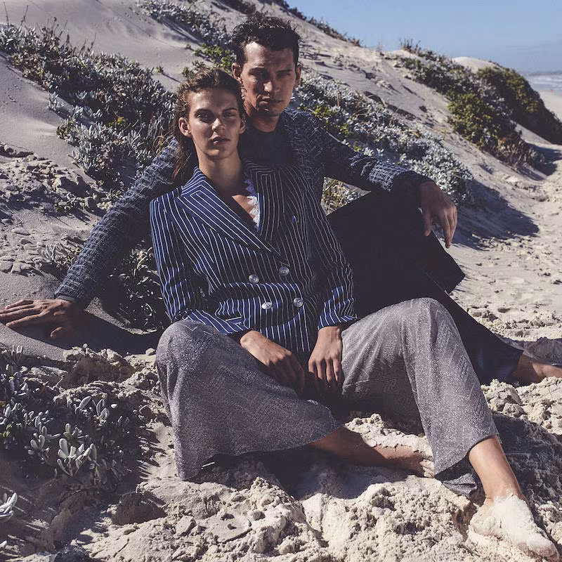 Tagliatore Techno Cotton Linen Checked Jacket