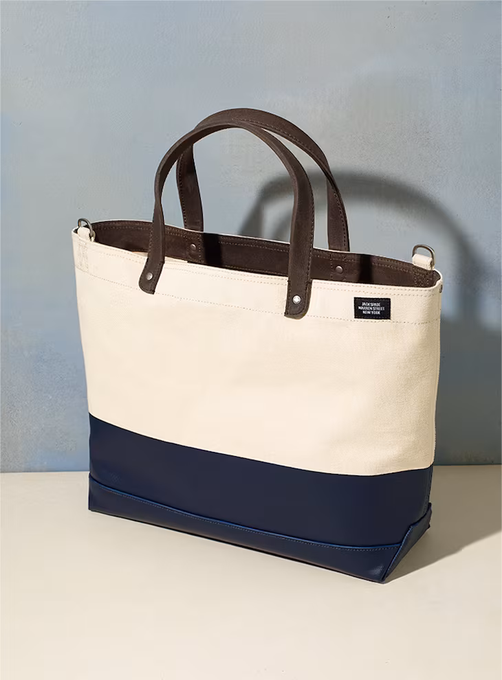 Jack Spade Dipped Industrial Canvas Dipped Coal Bag