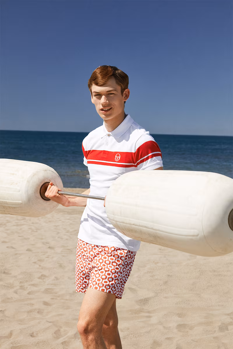 Sergio Tacchini Young Line Logo Cotton Piqué Polo