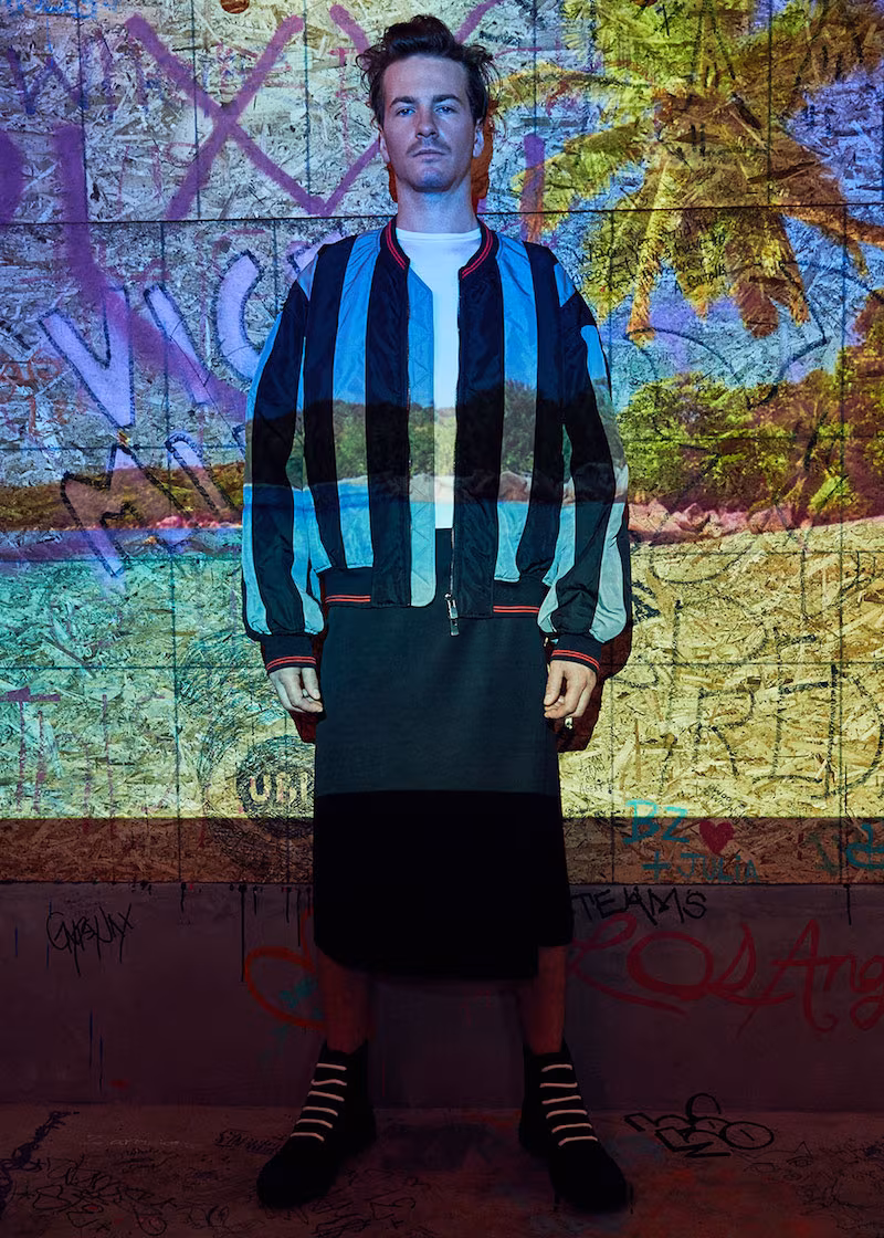 Y/Project Striped Bomber Jacket