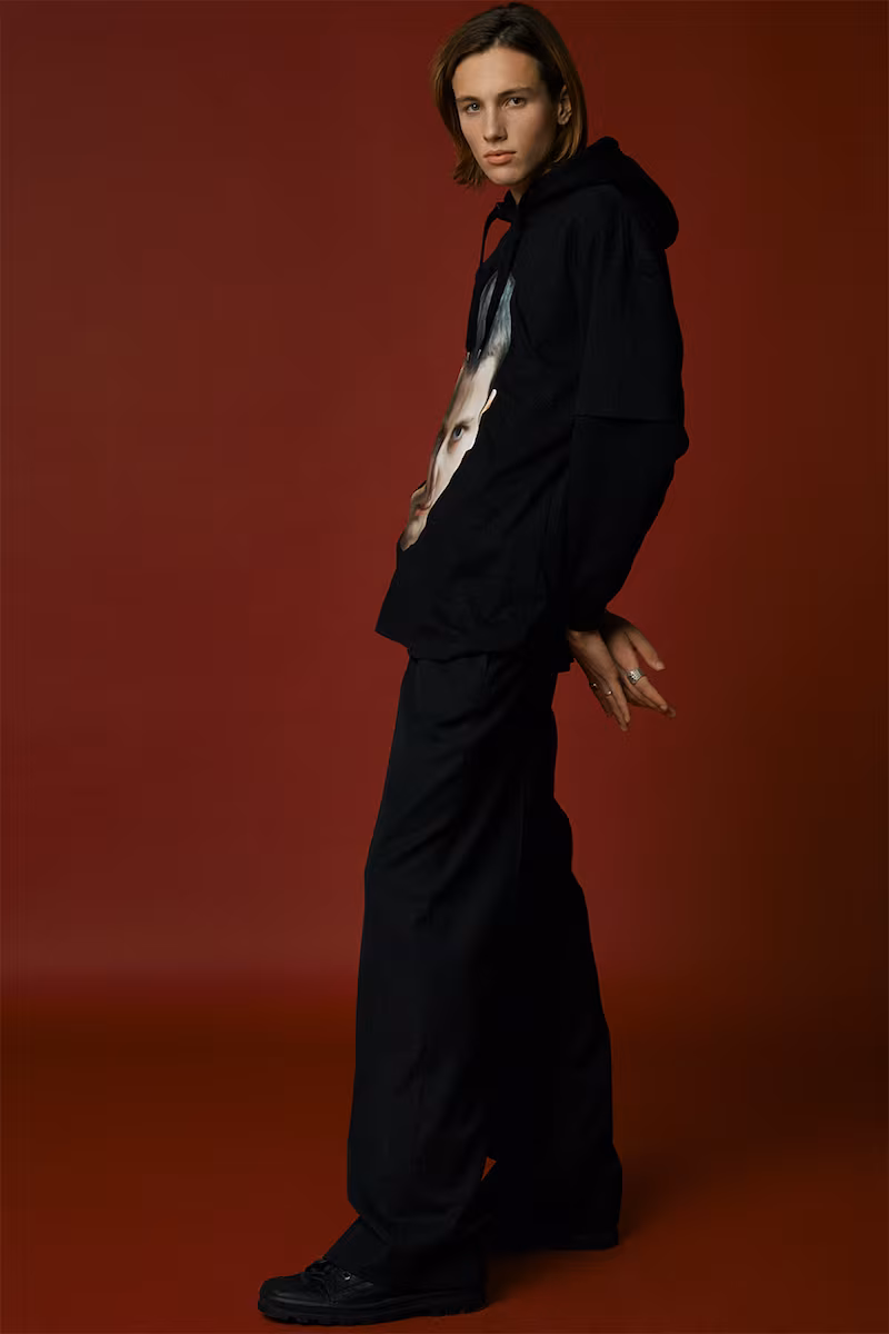 Yohji Yamamoto Wool Jersey Pants