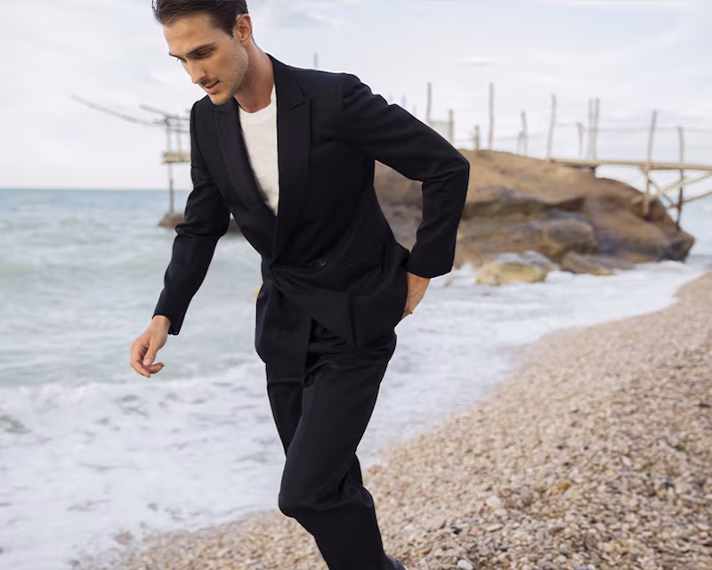 Corneliani Structured Super 110 s Wool Jacket