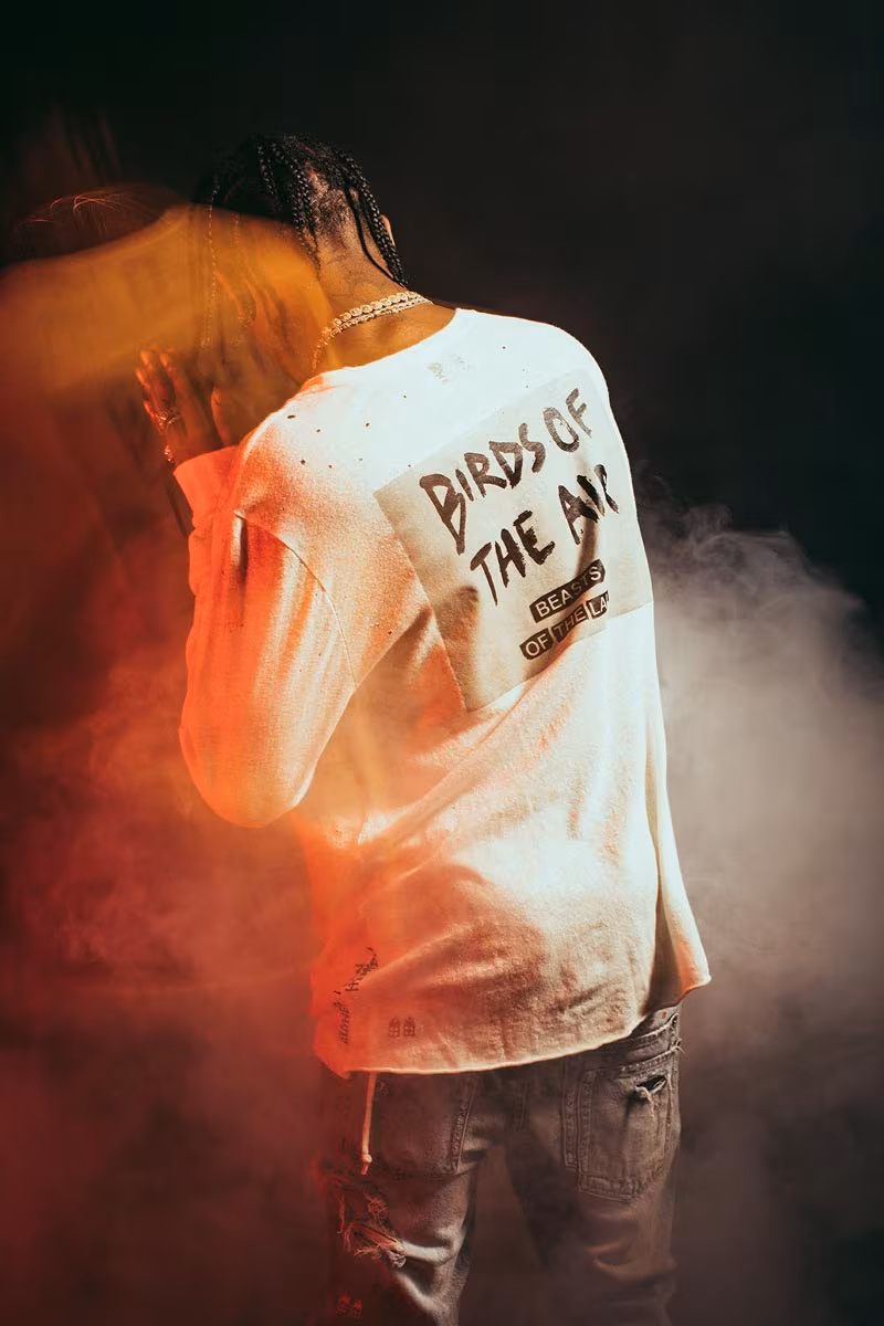 Ksubi x Travis Scott "Birds Of The Air" Cotton-Linen T-Shirt