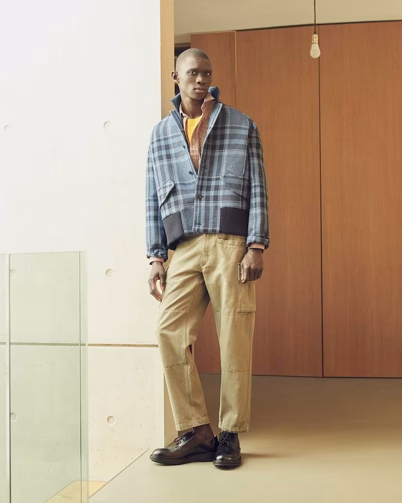 Valentino Embellished-Appliqué Checked Wool Jacket