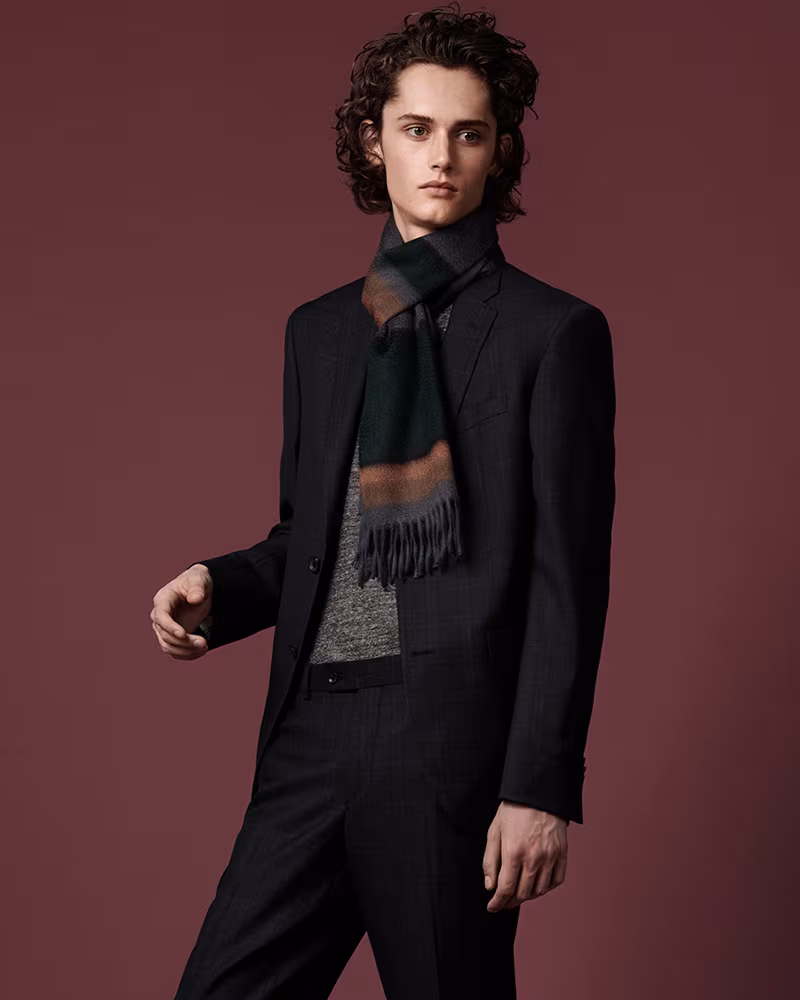 Barneys New York Fabio Glen Plaid Two-Button Sportcoat