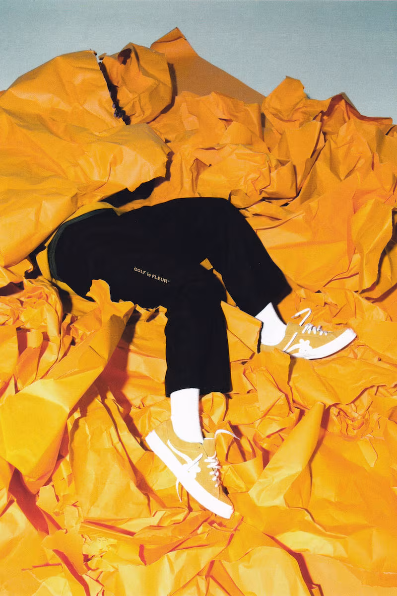 Converse x Tyler, The Creator Golf le Fleur* Suede Low Top Sneaker in Solar Power