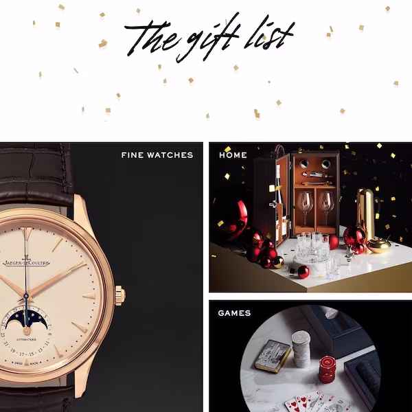 MR PORTER Holiday 2017 The Gift List