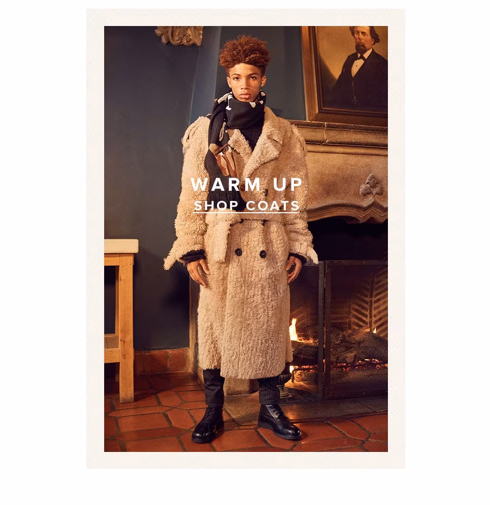 Warm Up. Shop Outerwear.