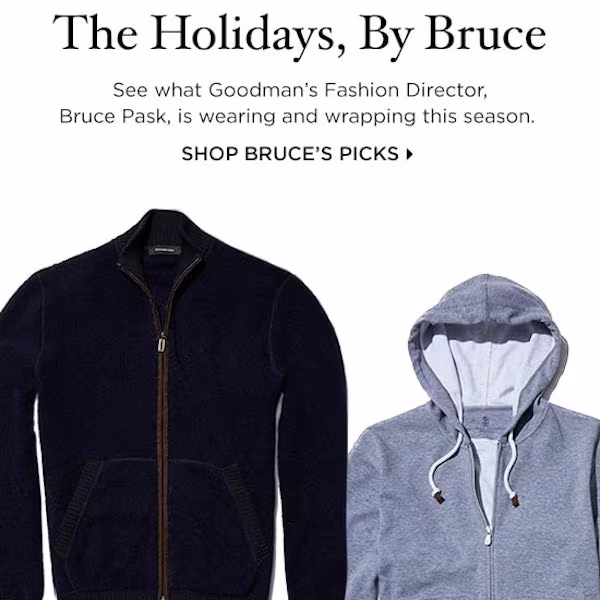Bergdorf Goodman Men's Fashion Director's Holiday Picks