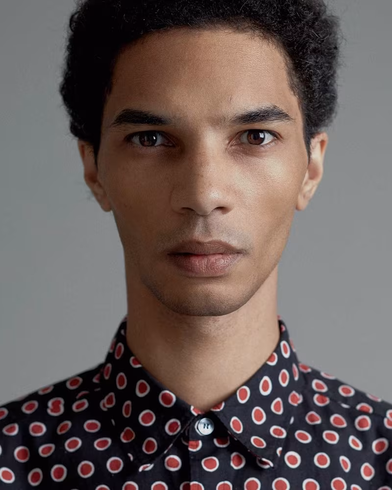 Burberry Polka-Dot Print Point-Collar Shirt