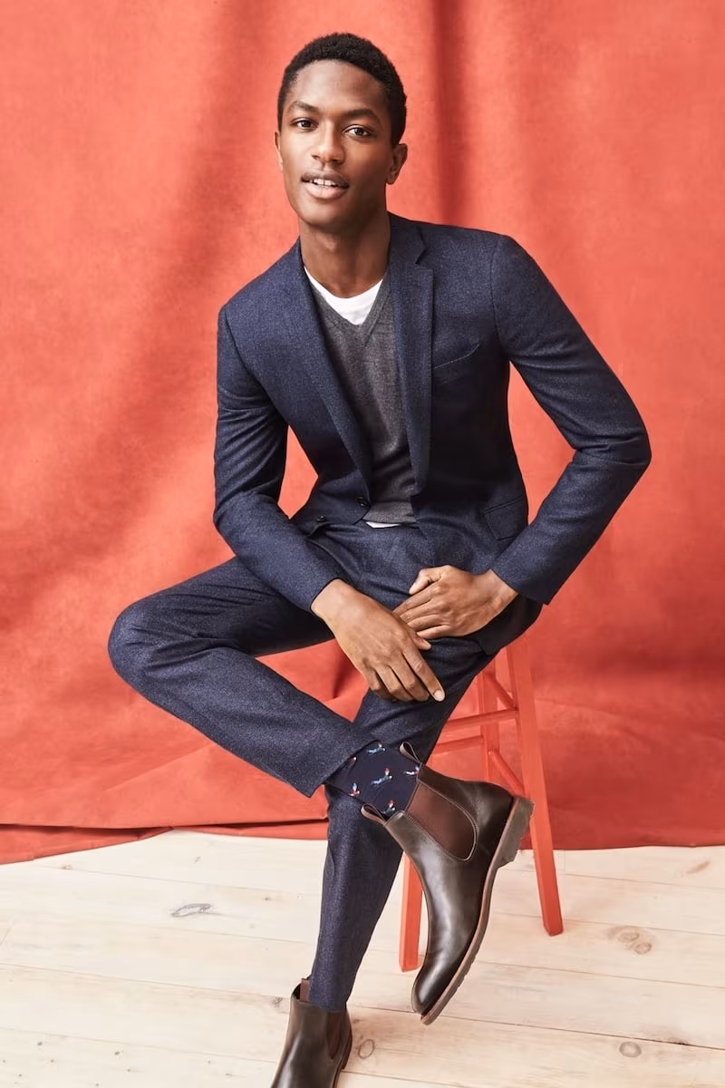J.Crew Kenton Leather Chelsea Boots