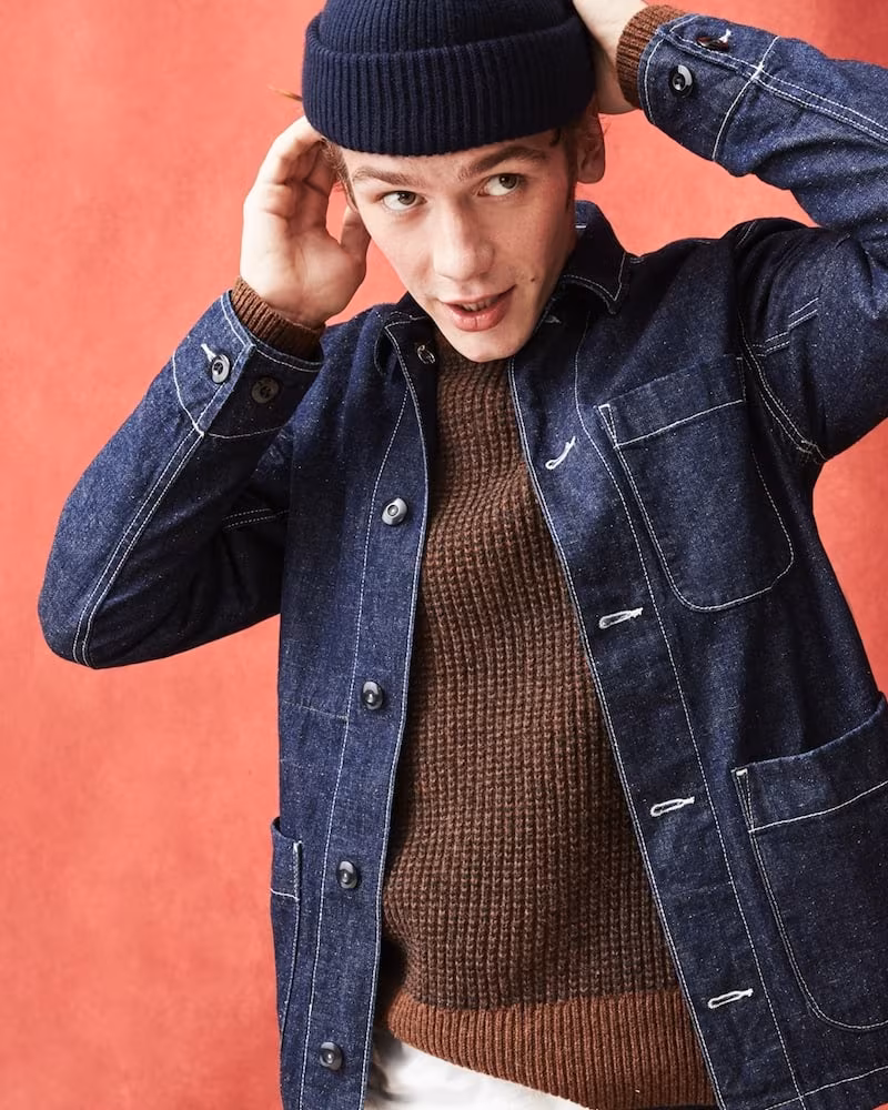 J.Crew Wallace & Barnes Lambswool Crewneck Sweaters in Acorn
